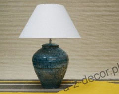 Lampa ceramiczna ze stożkowym abażurem