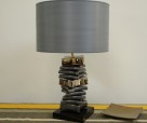 Lampa CAREA w wersji złoto-szarej