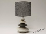 Grey IZA bedroom lamp