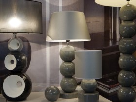 Gray PERLA lamps