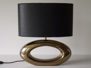 OREA bedroom lamp with gold base