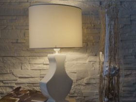 IVETTE white bedroom lamp